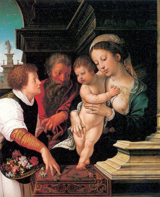 The Holy Family, Orlandi, Deodato